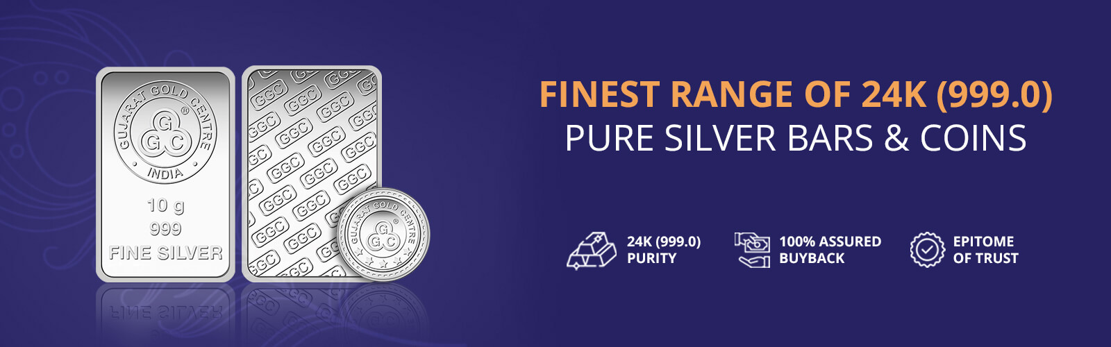 24K Silver Bars & Coins