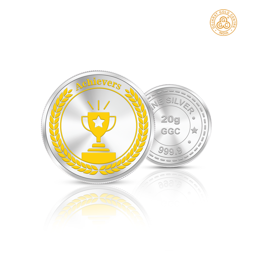 20gm GGC Achievers Silver Color Coin 24k (999.9)