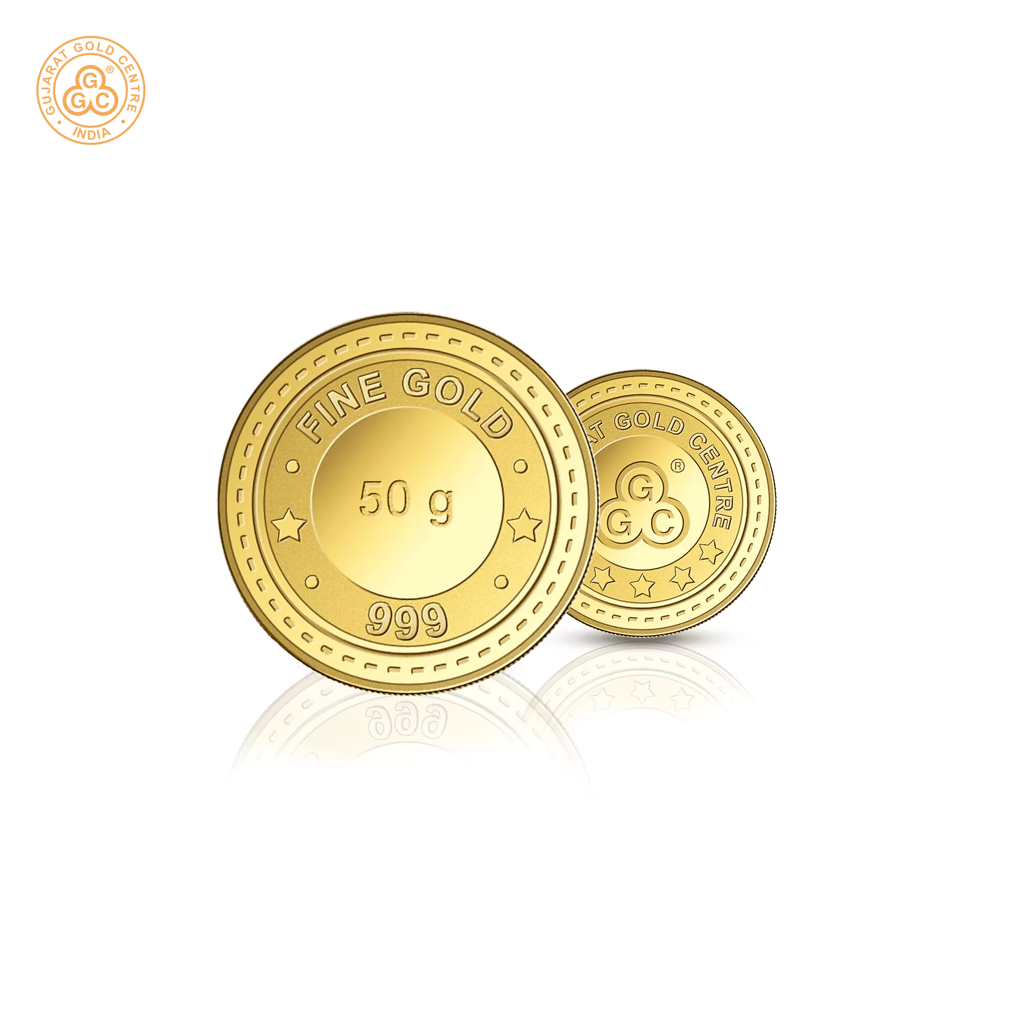 50gm GGC 24K Gold Coin
