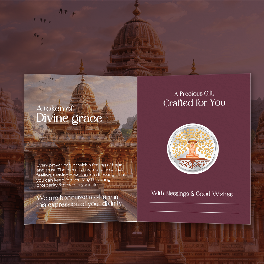 20gm GGC Mahavir Swami Silver Color Coin 24k (999.9)