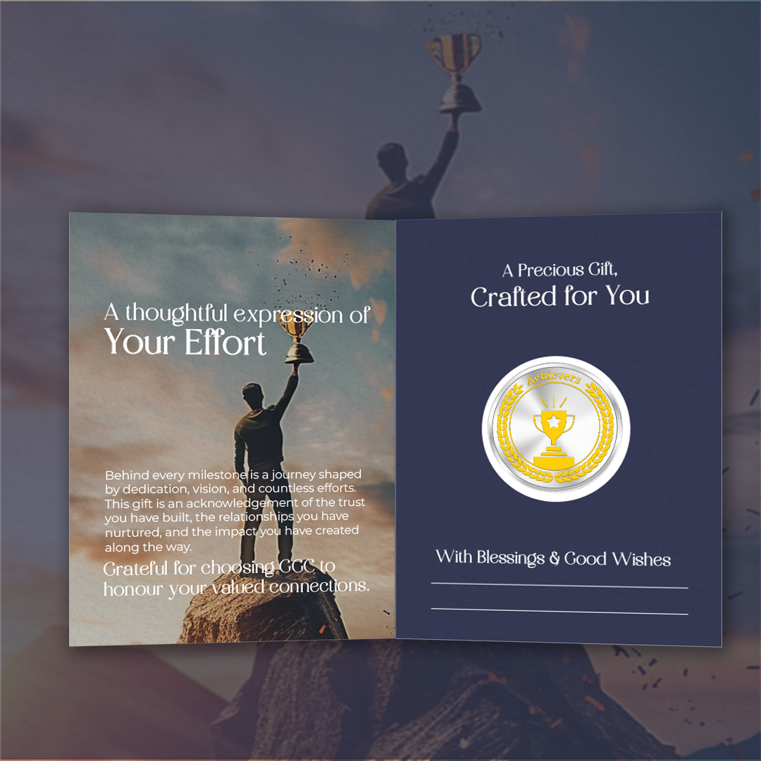 20gm GGC Achievers Silver Color Coin 24k (999.9)