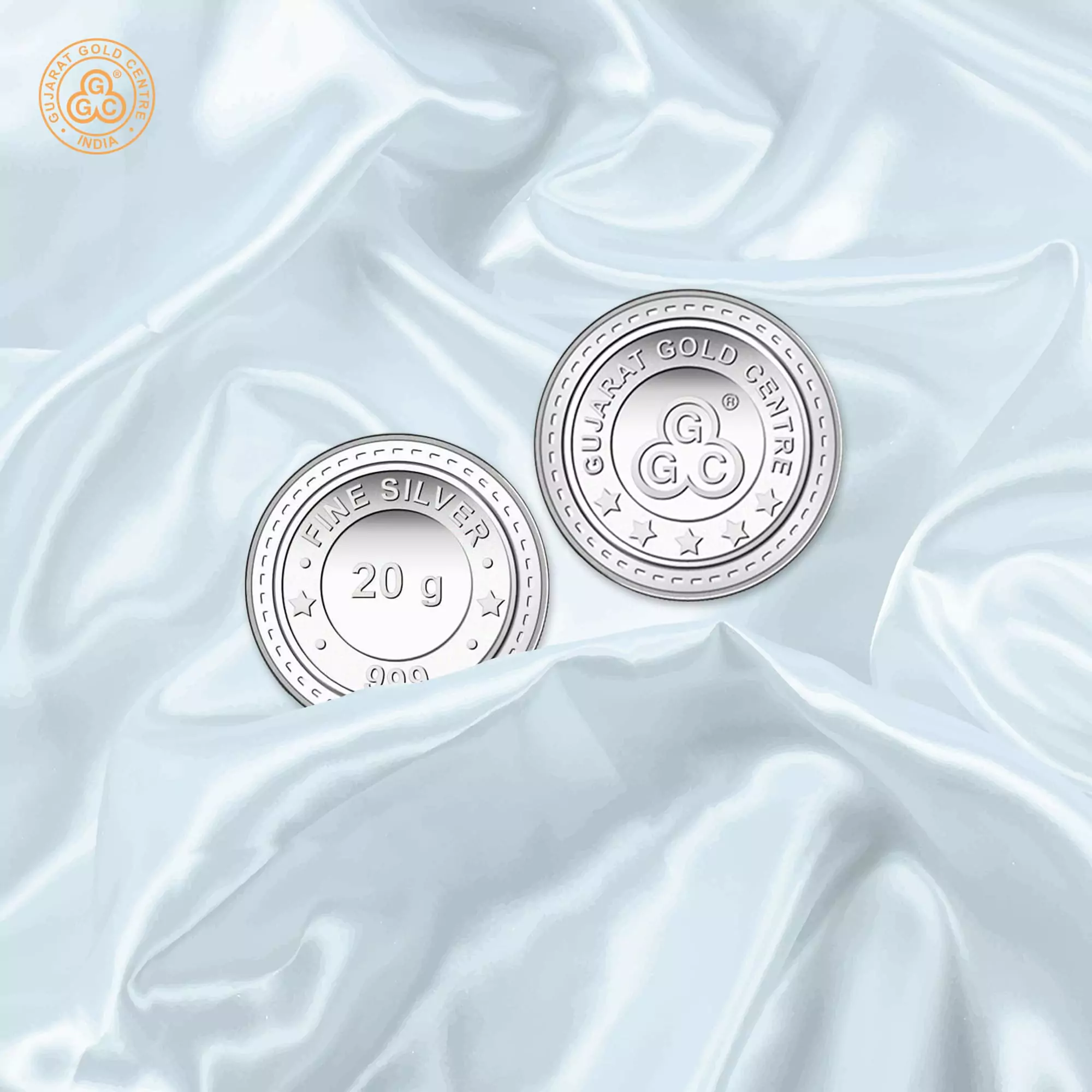 20gm GGC 24K Silver Coin