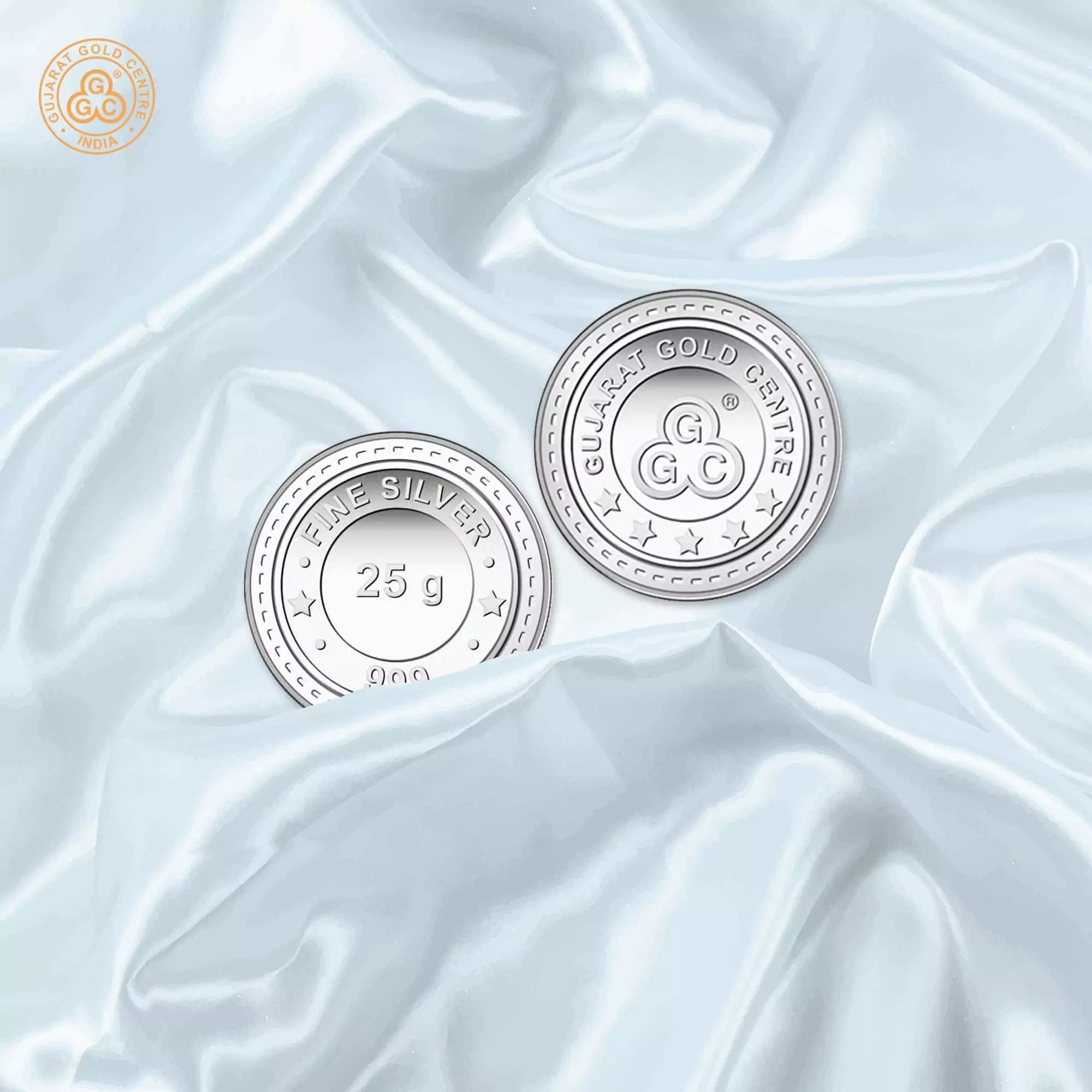 25gm GGC 24K Silver Coin
