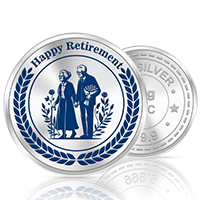 20gm GGC Retirement Silver Color Coin 24k (999.9)