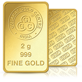 2gm GGC 24K Gold Bar