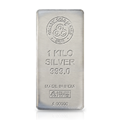 1 KG GGC 24K Silver Casted  Bar