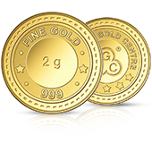 2gm GGC 24K  Gold Coin