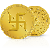 5gm GGC Swastik 24K Gold Coin