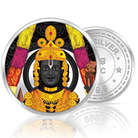 20gm GGC Ram Lalla Silver Color Coin 24k (999.9)