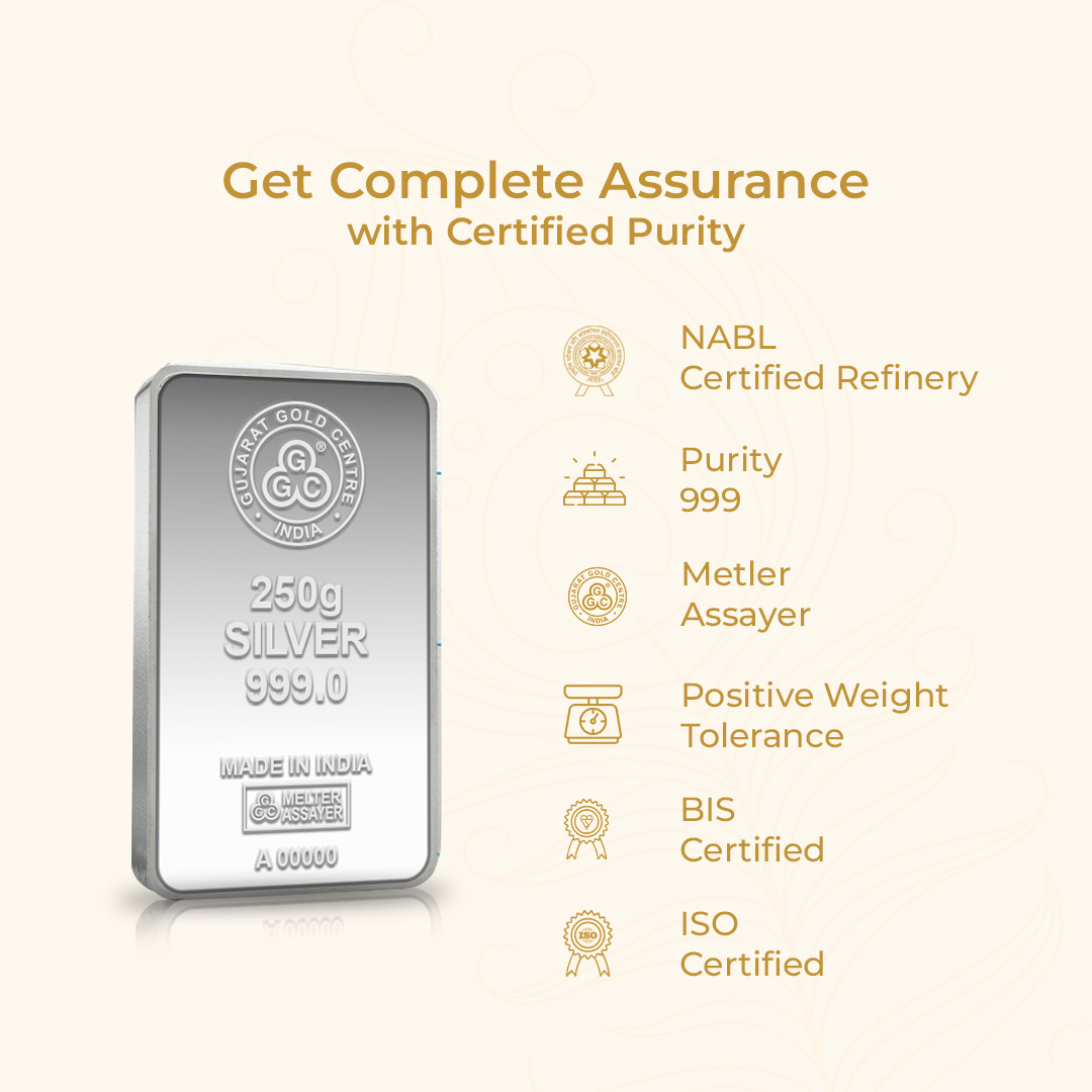 250 GM GGC 24K Silver Bar